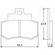 pPiastra de Frein Posteriore (o anteriore a seconda del modello) Accossato Agpp51 (Dimensione/p