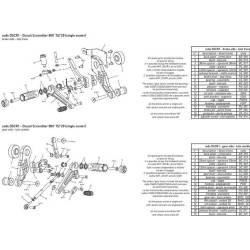 ENTRETOISE DE COMMANDE RECULEES BONAMICI 38MM