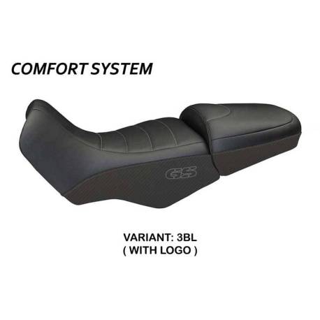 FUNDA DE ASIENTO COMPATIBLE CON BMW R 1100/1150 GS (94-03) MODELO FIRENZE CARBONO COLOR