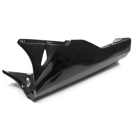 Large Volume Carbon Radiator Skid Plate (6 Dzus)