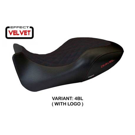 hoFUNDA DE ASIENTO COMPATIBLE DUCATI DIAVEL (11-13) MODELO VIANO 1 VELVET/ho