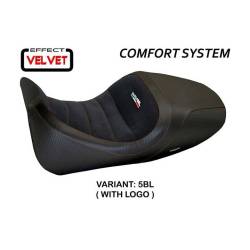 HOUSSE DE SELLE COMPATIBLE DUCATI DIAVEL (14-18) MODÈLE IMOLA 1 VELVET