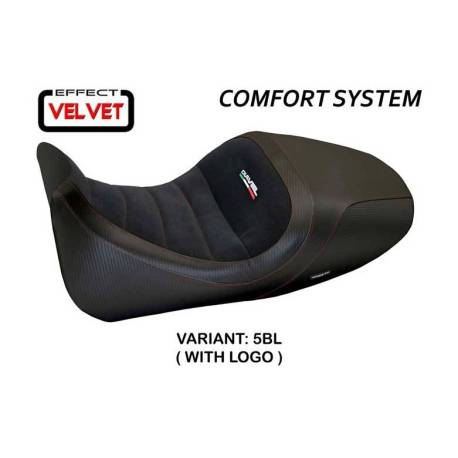 FUNDA DE ASIENTO COMPATIBLE DUCATI DIAVEL (14-18) MODELO IMOLA 1 VELVET