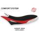 HOUSSE DE SELLE COMPATIBLE DUCATI HYPERMOTARD 950 (19-22) MODÈLE ORLANDO ESPECIAL