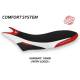 HOUSSE DE SELLE COMPATIBLE DUCATI HYPERMOTARD 950 (19-22) MODÈLE ORLANDO SPECIA