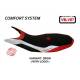 HOUSSE DE SELLE COMPATIBLE DUCATI HYPERMOTARD 821/939 (13-18) MODÈLE VARNA SPECI