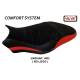 HOUSSE DE SELLE COMPATIBLE DUCATI MONSTER 797 (17-20) MODÈLE OVADA 1 VELVET