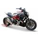 Double échappement EVOLUTION inox homologués HP Corse Ducati Diavel