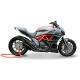 Doble escape negro EVOLUTION homologado HP Corse Ducati Diavel