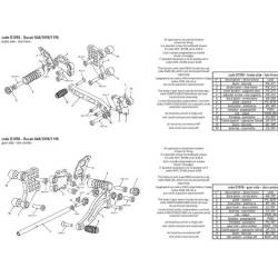 ENTRETOISE DE COMMANDE RECULEES BONAMICI RACING PIECE DETACHEE