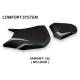 FUNDA DE ASIENTO COMPATIBLE HONDA CBR 500 R (17-22) MODELO DIAMANTE 1