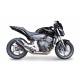 Silencieux HP CORSE Evoxtrem inox noir homologué Honda 600 Hornet