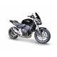 Silencieux HP CORSE Evoxtrem inox noir homologué Honda 600 Hornet