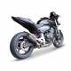 Silencieux HP CORSE Evoxtrem inox noir homologué Honda 600 Hornet