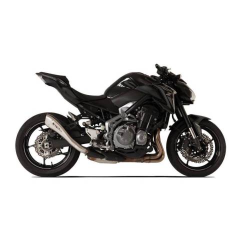 Escape hidroformado de acero inoxidable satinado homologado HP Corse Kawasaki Z900