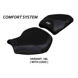 FUNDA DE ASIENTO COMPATIBLE KAWASAKI NINJA H2 1000 SX (18-22) MODELO MONIZ