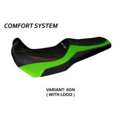 Funda de asiento compatible con KAWASAKI VERSYS 1000 (11-18) modelo LAMPEDUSA COLOR