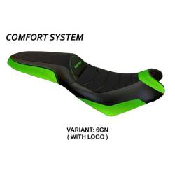 FUNDA DE ASIENTO COMPATIBLE KAWASAKI VERSYS 650 (07-22) MODELO ELBA 2