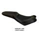 HOUSSE DE SELLE COMPATIBLE KAWASAKI VERSYS 650 (07-22) MODÈLE ELBA TOTAL BLACK