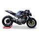 Echappement bas noir hydroform homologué HP Corse Mv Agusta Brutale 750 et 910