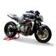 Echappement bas noir hydroform homologué HP Corse Mv Agusta Brutale 750 et 910