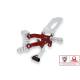 Easy Rearset Kit Limited Edition CNC Racing Ducati Panigale V4 Team Pramac