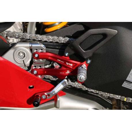 REAR SETS KIT RPS LIMITED EDITION TEAM PRAMAC PANIGALE V4R