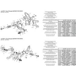 PLATINE INTERMEDIAIRE COMMANDE RECULEE BONAMICI RACING PIECE DETACHEE