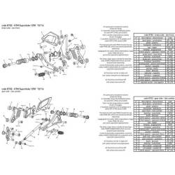 REAR SET INTERMEDIATE PLATE BONAMICI RACING SPARE PART