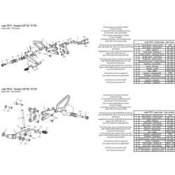 PLATINE INTERMEDIAIRE COMMANDE RECULEE BONAMICI RACING PIECE DETACHEE