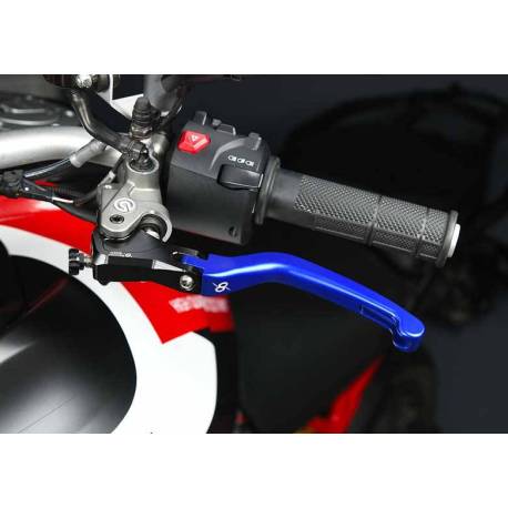 YAMAHA LEVIER DE FREIN REPLIABLE AVEC GARDE DEPORTEE A GAUCHE ALU BREMBO