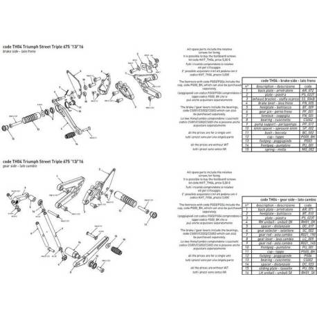 EXHAUST SUPPORT BONAMICI SPARE PART