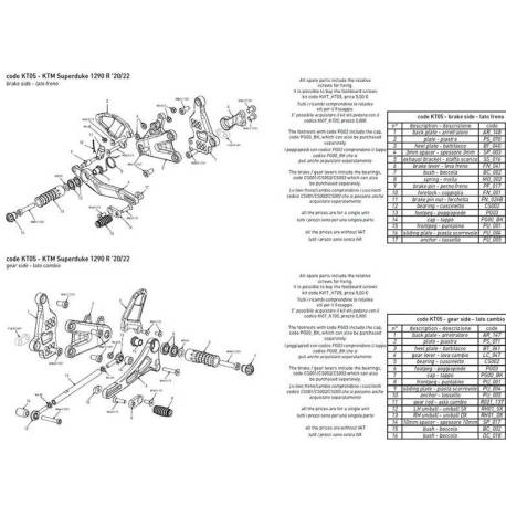 BONAMICI EXHAUST SUPPORT SPARE PART