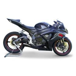 Echappement hydroform inox noir homologué HP Corse Suzuki GSXR 600-750 2006-2007