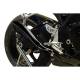 Escape hidroformado de acero inoxidable negro homologado HP Corse Suzuki GSXR 600-750 2008-2010