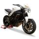 Escape bajo hidroformado negro homologado HP Corse Triumph Speed Triple 2007 a 2010