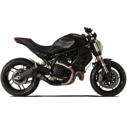 Echappement Hydroform Classic Racing noir bas HPCorse Ducati Monster 797