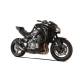 Echappement HP Corse GP07 Racing noir Kawasaki Z900 embout alu