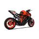 Escape negro satinado HP Corse Evoxtrem 260mm KTM 1290 Superduke R