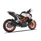 Echappement noir satiné HP Corse Evoxtrem 260mm KTM DUKE 390