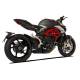 Echappement hydro 3 noir cache carbone Racing HP Corse Mv Agusta Brutale