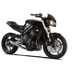 Echappement hydroform inox satiné racing HP Corse TRIUMPH STREET TRIPLE 765