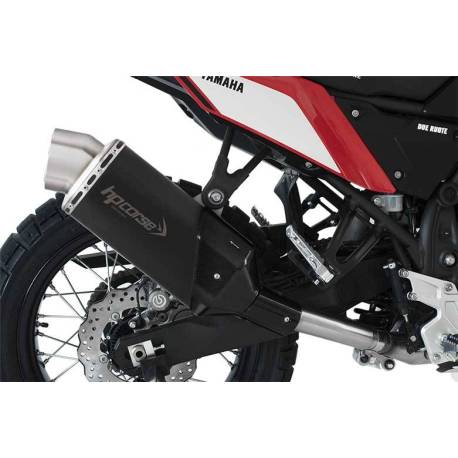 Echappement HP Corse 4-Track inox noir homologué YAMAHA TENERE 700