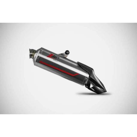 SILENZIATORE INOX ZARD OMLOGATO E5 APRILIA TUAREG 660