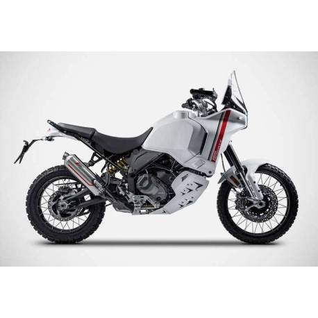 SILENCIEUX ZARD INOX HOMOLOGUE E5 PARE CHALEUR CARBONE DUCATI DESERT X