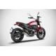 Escape Zard Zuma Homologado Euro 5 Inox Ducati Scrambler 800