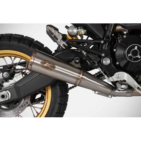 ECHAPPEMENT ZARD HOMOLOGADO E5 DUCATI DESERT SLED INOX