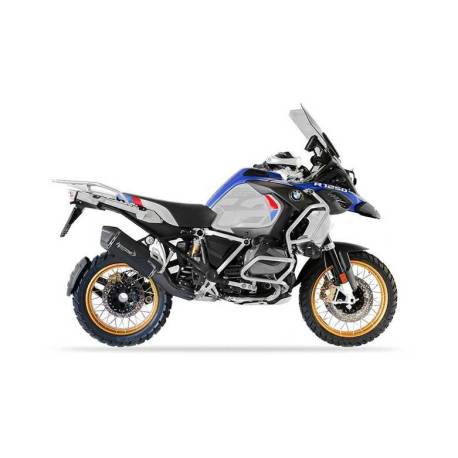 SILENCIEUX SPS CARBON SHORT INOX NOIR HOMOLOGUE BMW R 1250 GS