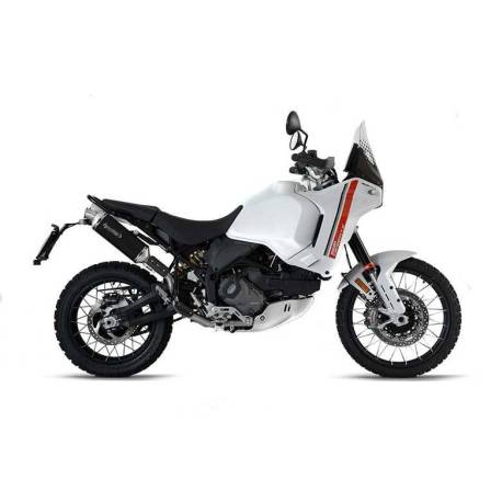 SILENCIEUX HAUT HP CORSE HOMOLOGUE SP-1 TITANE NOIR DUCATI DESERT X