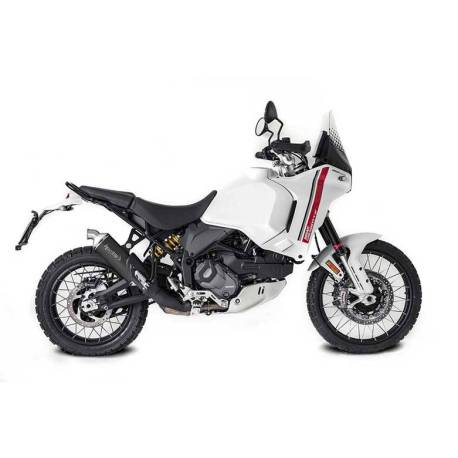 SILENCIEUX BAS HP CORSE HOMOLOGUE SP-1 TITANE NOIR DUCATI DESERT X